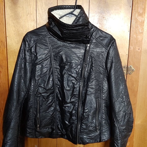 H&M juniors/womans jacket leather look - Picture 6 of 16